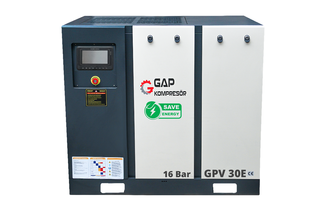 16 Bar 30 Hp 1000 lt İnvertörlü  Vidalı Hava Kompresörü