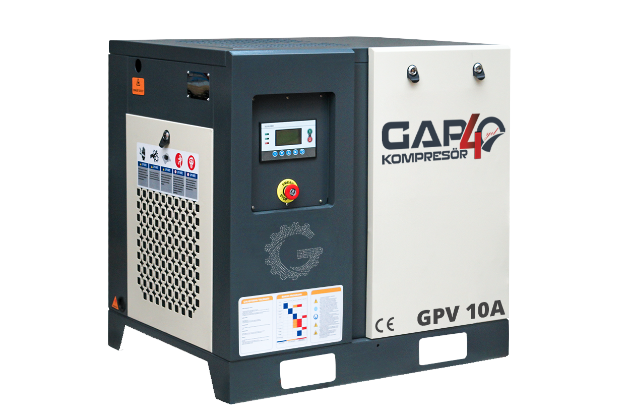 10 Hp Vidalı Hava Kompresörü