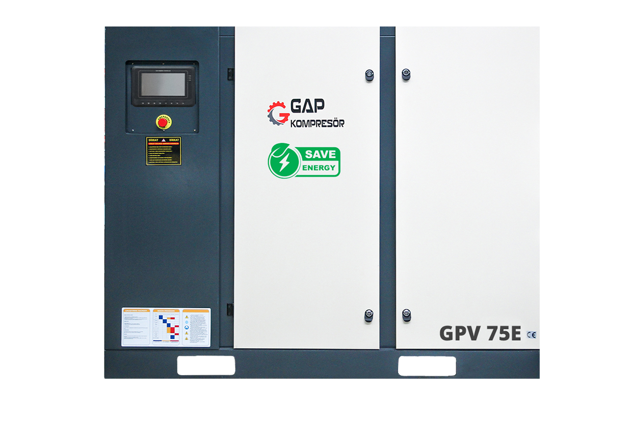 75 Hp İnvertörlü Vidalı Hava Kompresörü