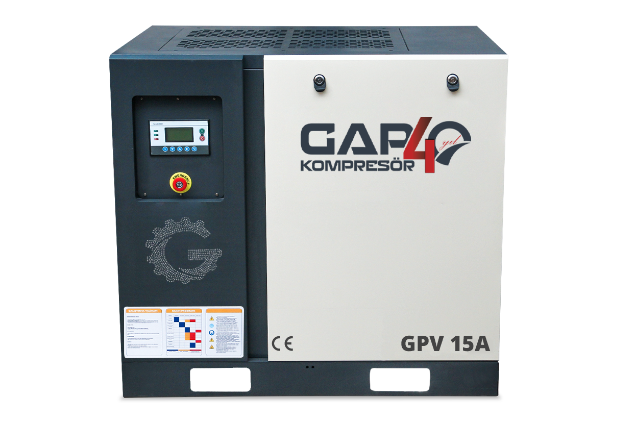 15 Hp Vidalı Hava Kompresörü